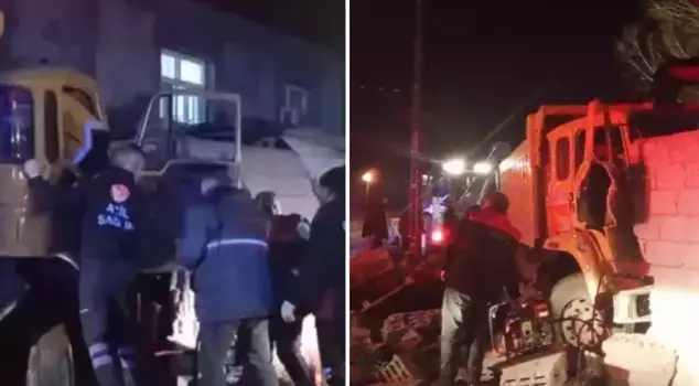 فقد السيطرة على الشاحنة التي كان يستخدمها ودخل إلى داخل المنزل.