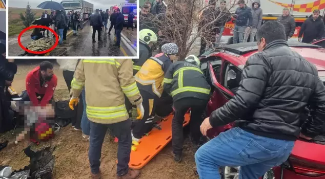 A car collided with a truck in Mardin: 2 dead, 3 injured, 2 of them seriously.