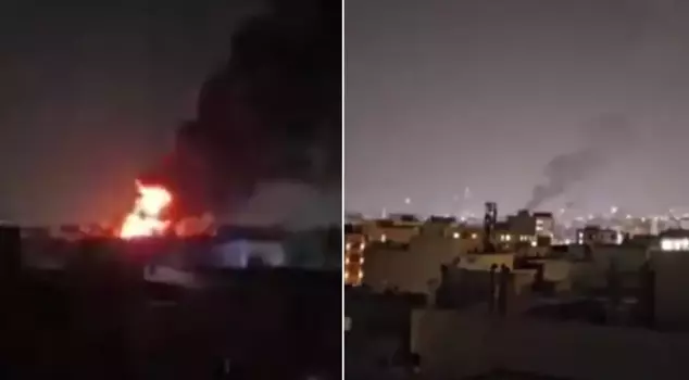 Fire at military facility in Tehran