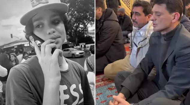 A mevlit was held in Sultanahmet for Ahmet Minguzzi! There is a single moment that catches everyone's attention.