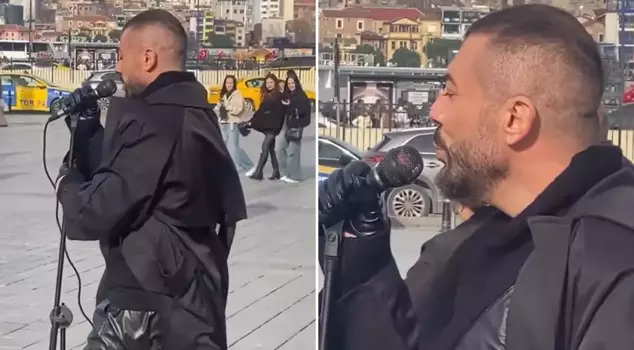 He sang in the heart of Istanbul, and those who realized who he was were astonished.