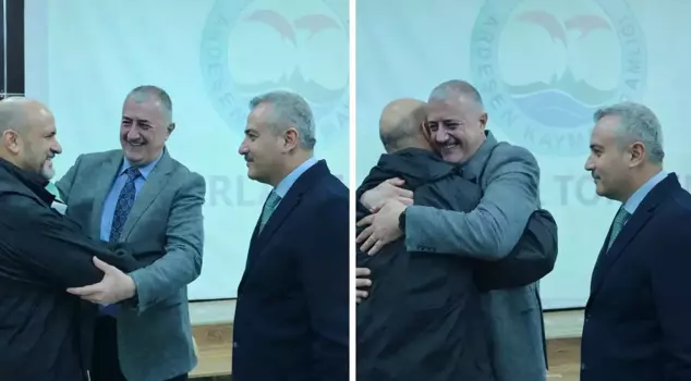 The governor of Rize reconciled the mayor and the village headman who had been estranged for a year.