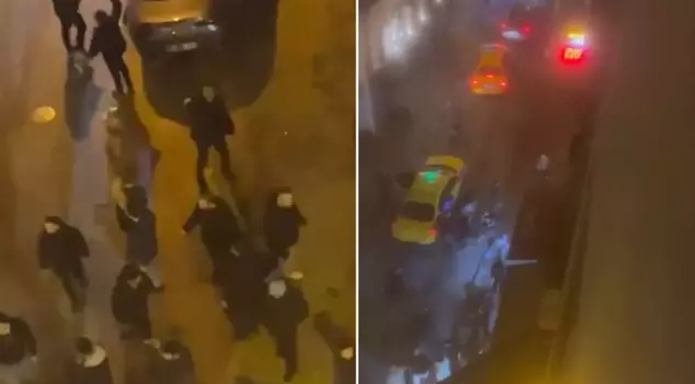 A nightmare night in Beyoğlu! The streets are in chaos.