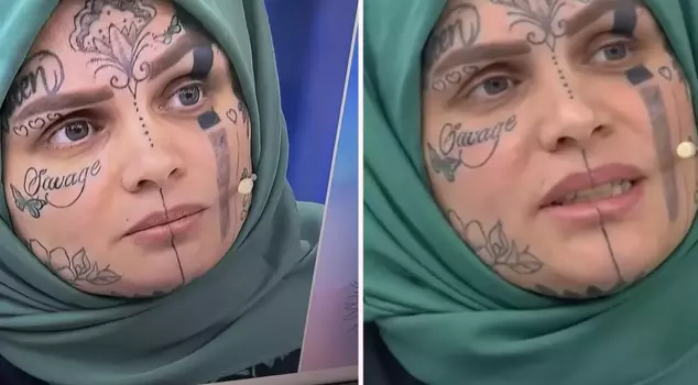 His tattoos made a strong impression on the program he participated in.