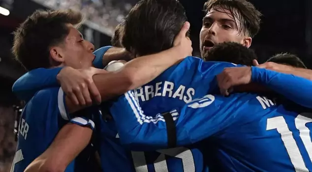 Real Madrid secured the victory in the second half.