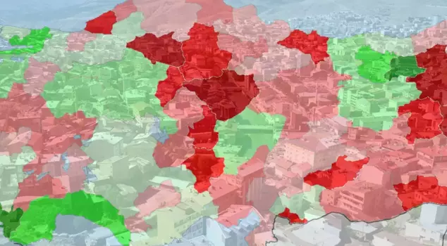 أعلن معهد الإحصاء التركي عن البيانات الحديثة: إليكم أقل 5 مدن من حيث عدد السكان.