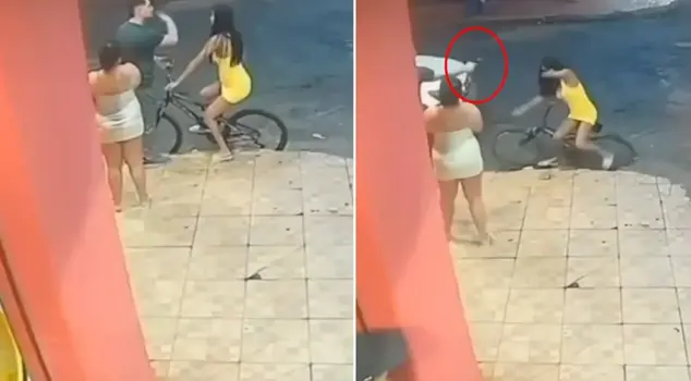 A 24-year-old pregnant woman was first assaulted and then shot dead.