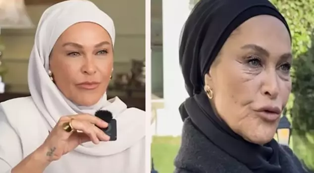 The filter applied to Hülya Avşar did not go unnoticed.