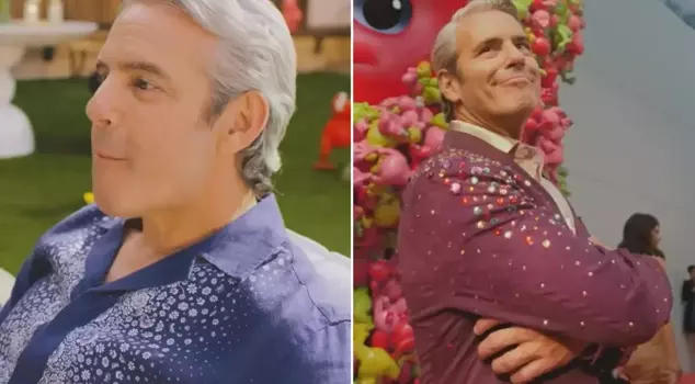 There is no such message! Everyone who watches the advertisement makes the same comment.