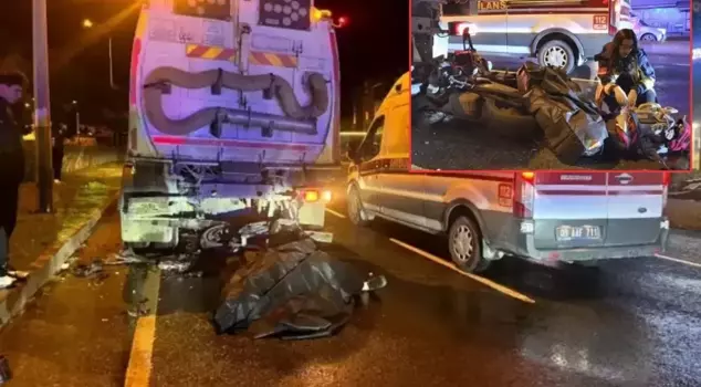 Водитель мотоцикла, столкнувшегося с муниципальным уборочным автомобилем, погиб.