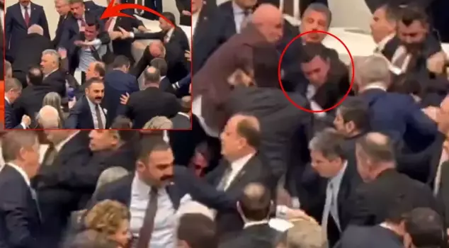 لحظات صعبة لعثمان غوكشاك الذي تشاجر مع نواب من حزب الشعب الجمهوري