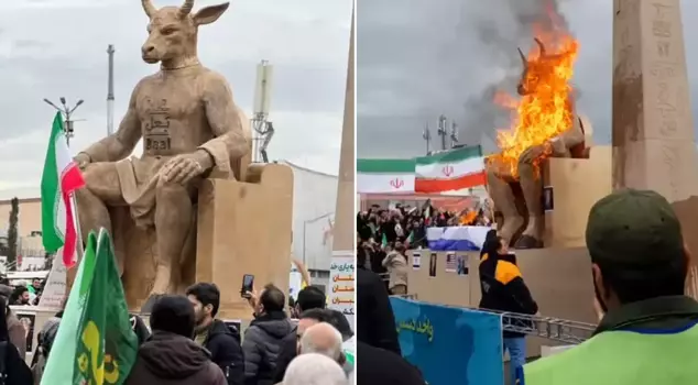 The footage recorded in the neighboring country has made headlines around the world.