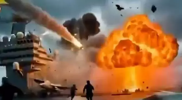 Iran's warning to the US: Trump's fleet destroyed in AI video