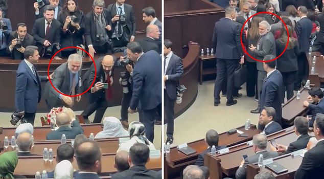 Ruşen Çakır, known for his opposition identity, caused a stir with his behavior in the AK Party group.