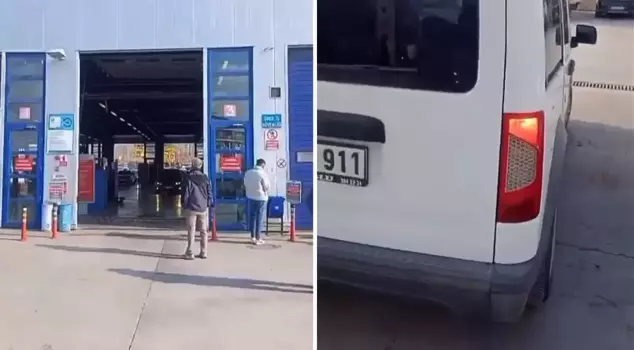 Another scandal at TÜVTÜRK, the focus of reactions: A citizen filmed and protested.