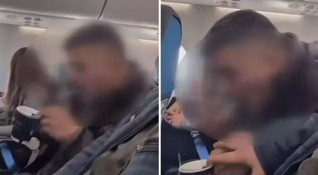 أشعل ظاهرة مشهورة سيجارة في الطائرة وفتح الكاميرا! تم إدراجه على الفور في القائمة السوداء.