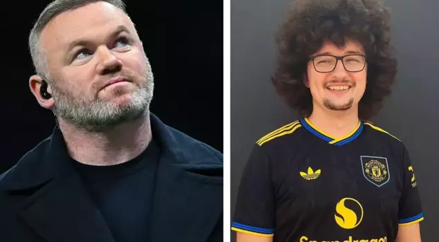 Wayne Rooney blasted a Manchester United fan who hasn't cut his hair for 493 days.