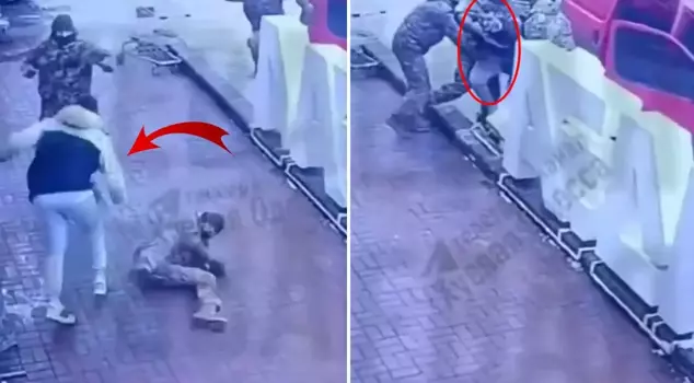 They jumped on him to conscript him, and the end of the story turned out very strange.