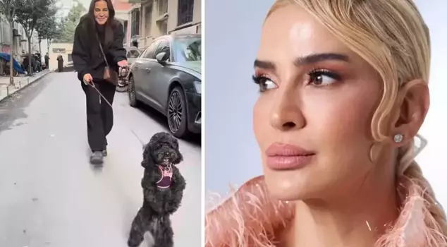 Emel Yıldırım and her dog's fun moments brought smiles to their faces.