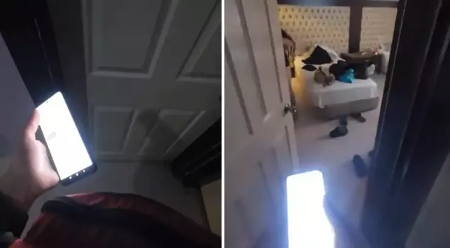 He recorded and shared the woman he delivered an order to at her home: What she was wearing did not cover the area she was in.