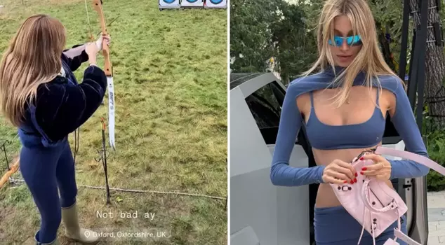 The archery post of Şevval Şahin, who has an arrest warrant against her, is trending on social media.