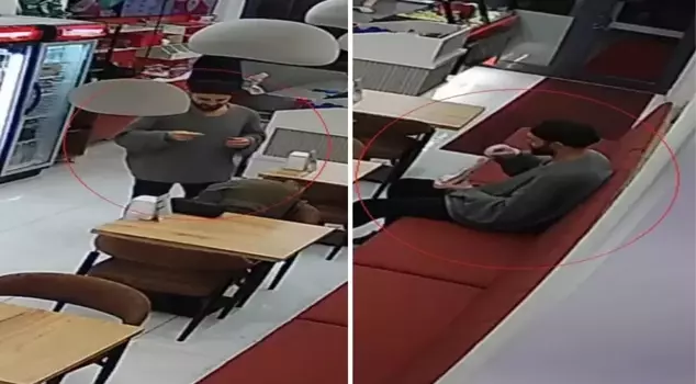 Nauseating moments! He found a hair in the wrap he ordered at the raw meatball shop.