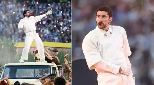 Bad Bunny's Super Bowl outfit features a signature from Turkey.