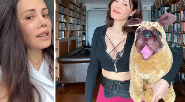 Didem Ceran announced that she has not taken a shower for 19 days after her facial aesthetic procedure.