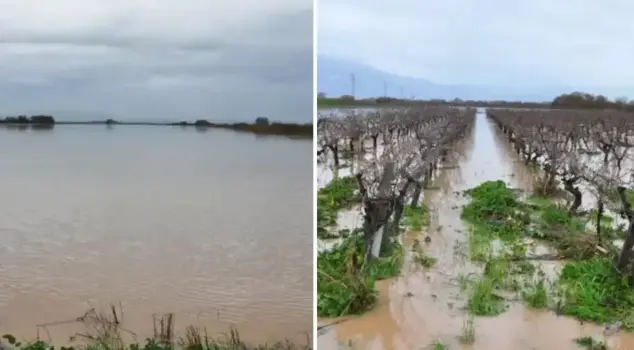 Big panic in Manisa! The tea overflowed, the critical bridge was submerged.