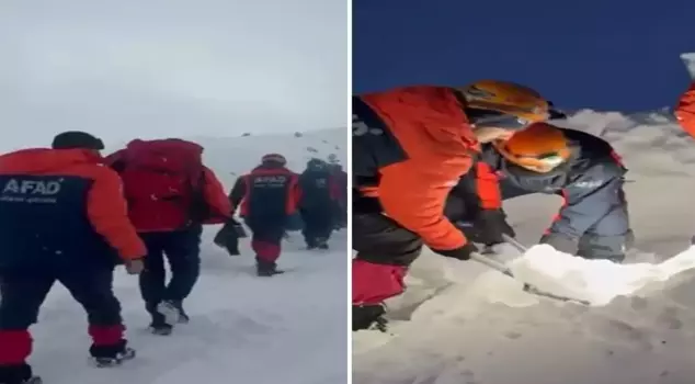 На команду, направившуюся к аварии на передающей станции, обрушился снежный обвал.