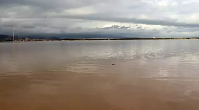 Heavy rainfall hit agricultural lands in Hatay.