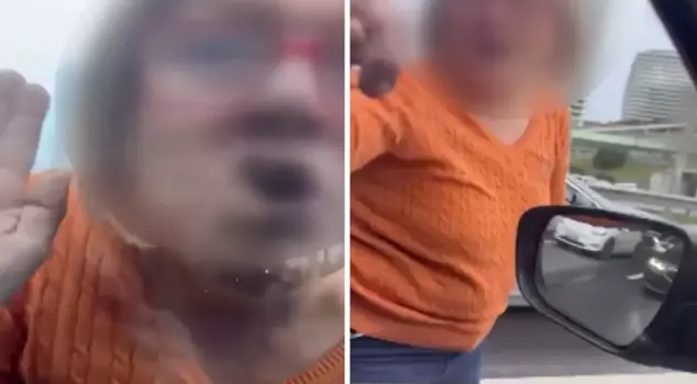 The female driver made the other female driver experience a nightmare during their traffic argument.