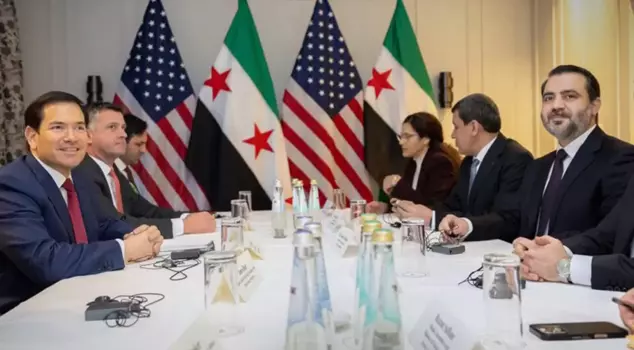 Rubio, Sheybani, and Abdi at the same table in Munich! Shared with the note 