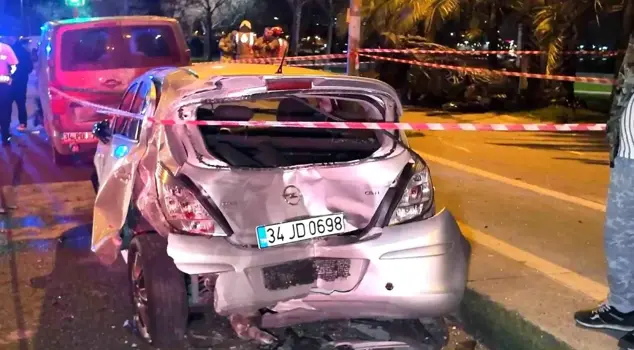 Excessive speed in Kartal caused a disaster: 2 seriously injured.