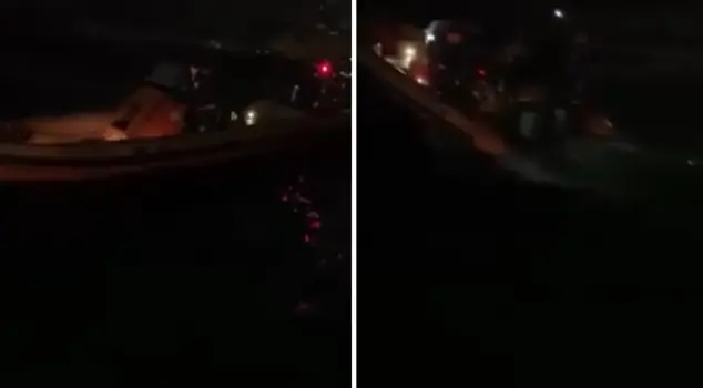 Panic on the city lines ferry: Coast guard rescued the citizen who fell into the sea.