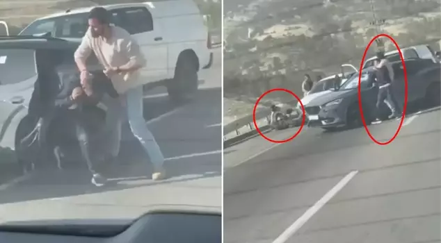 Explosive images! Agents beat the young people and forced them into vehicles.