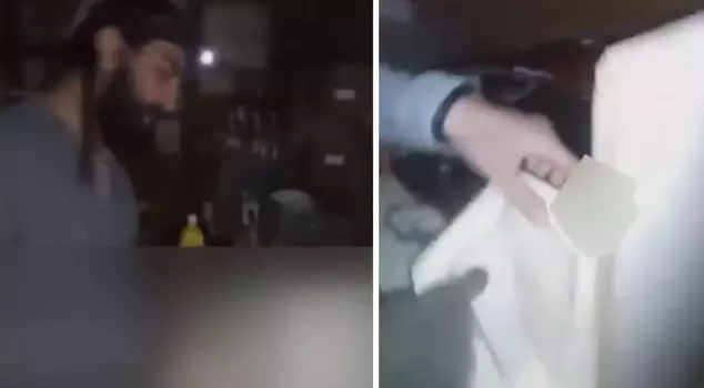 An extremist Jew shared footage of burning the Quran before Ramadan.