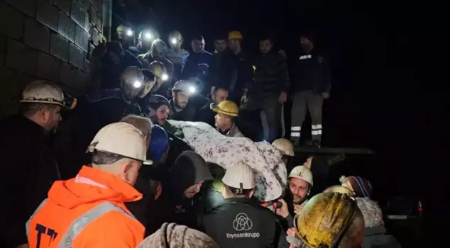 The painful fate of the miner: He was taken to the morgue in his boots.