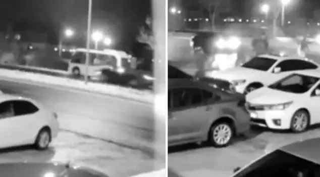 Terrible accident on camera! The luxury car crashed into the bus like this.