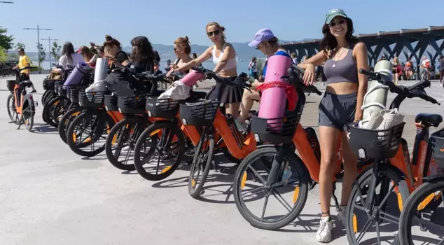 Istanbul is getting new bicycles.