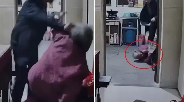 He brutally beat his 92-year-old mother to death over a trivial reason.