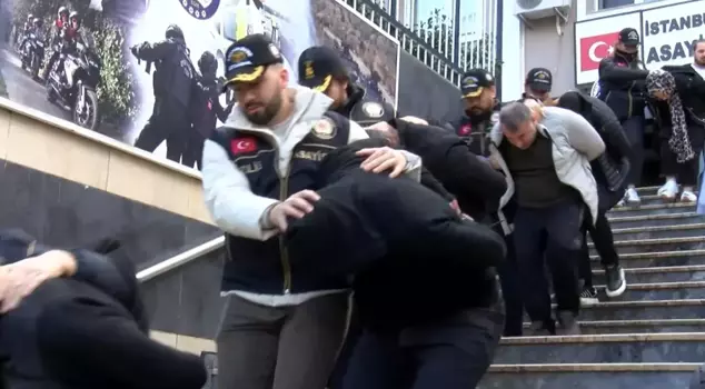 Nine people were arrested in a $30 million parking lot theft investigation.