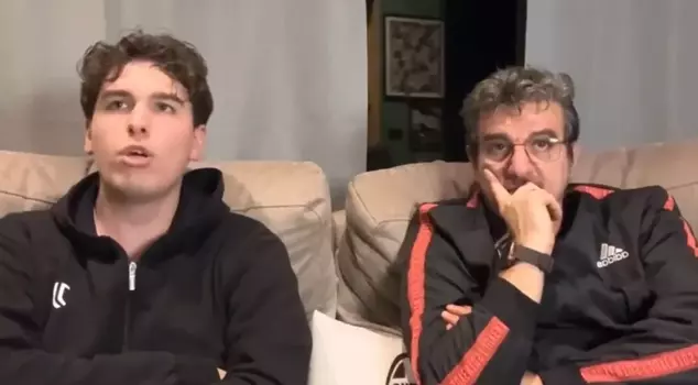 The father and son, who eagerly turned on the television, experienced the shock of their lives.