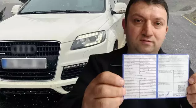 He entered the turn with the luxury car he bought from the gallery and experienced the shock of his life.