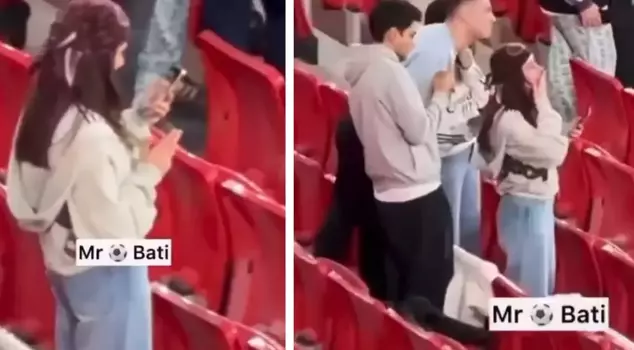 Arda Güler and his girlfriend made a splash in the match watched by millions.