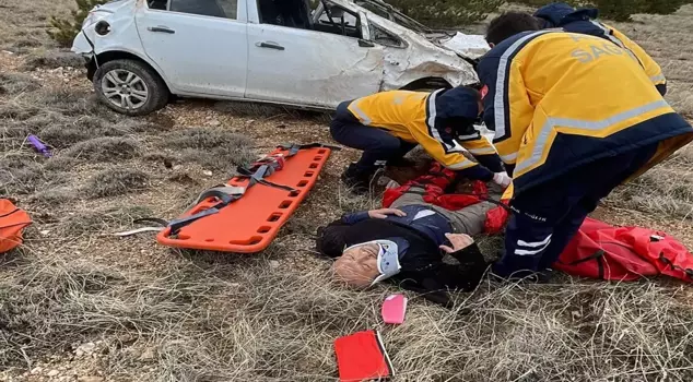 He stabbed his wife in Nevşehir, and died in an accident while fleeing in Niğde.