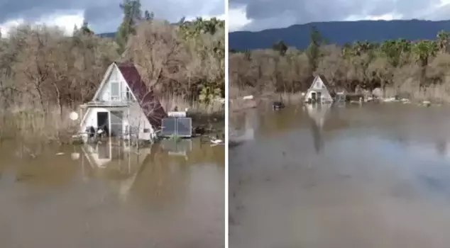 The water level has risen by 60 centimeters! The lake has overflowed, flooding homes and workplaces.