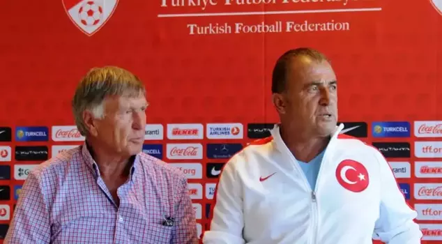 Fatih Terim bid farewell to Sepp Piontek, who passed away.