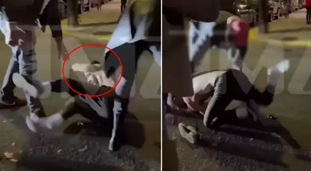 Event footage! The famous actor was severely beaten in the fight.