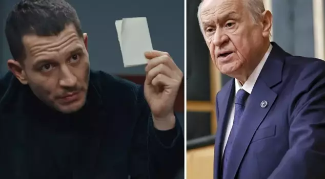 A scene that will go down in Turkish television history! Uraz Kaygılaroğlu sent a message to Bahçeli from the series.
